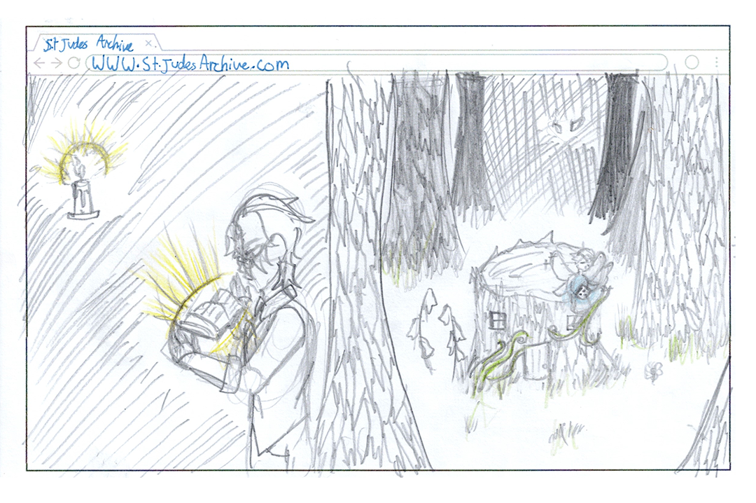 Rose from St Judes shares her ideas for the archive design